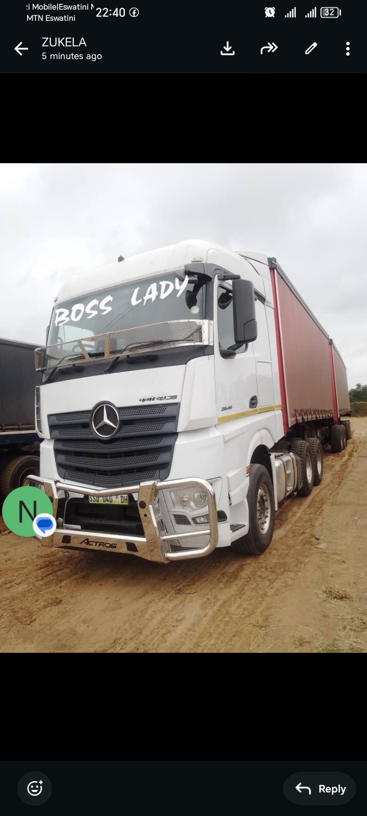 Superlink Tautliner for hire in Mthokozisi Mkoko Eswatini, Hhohho