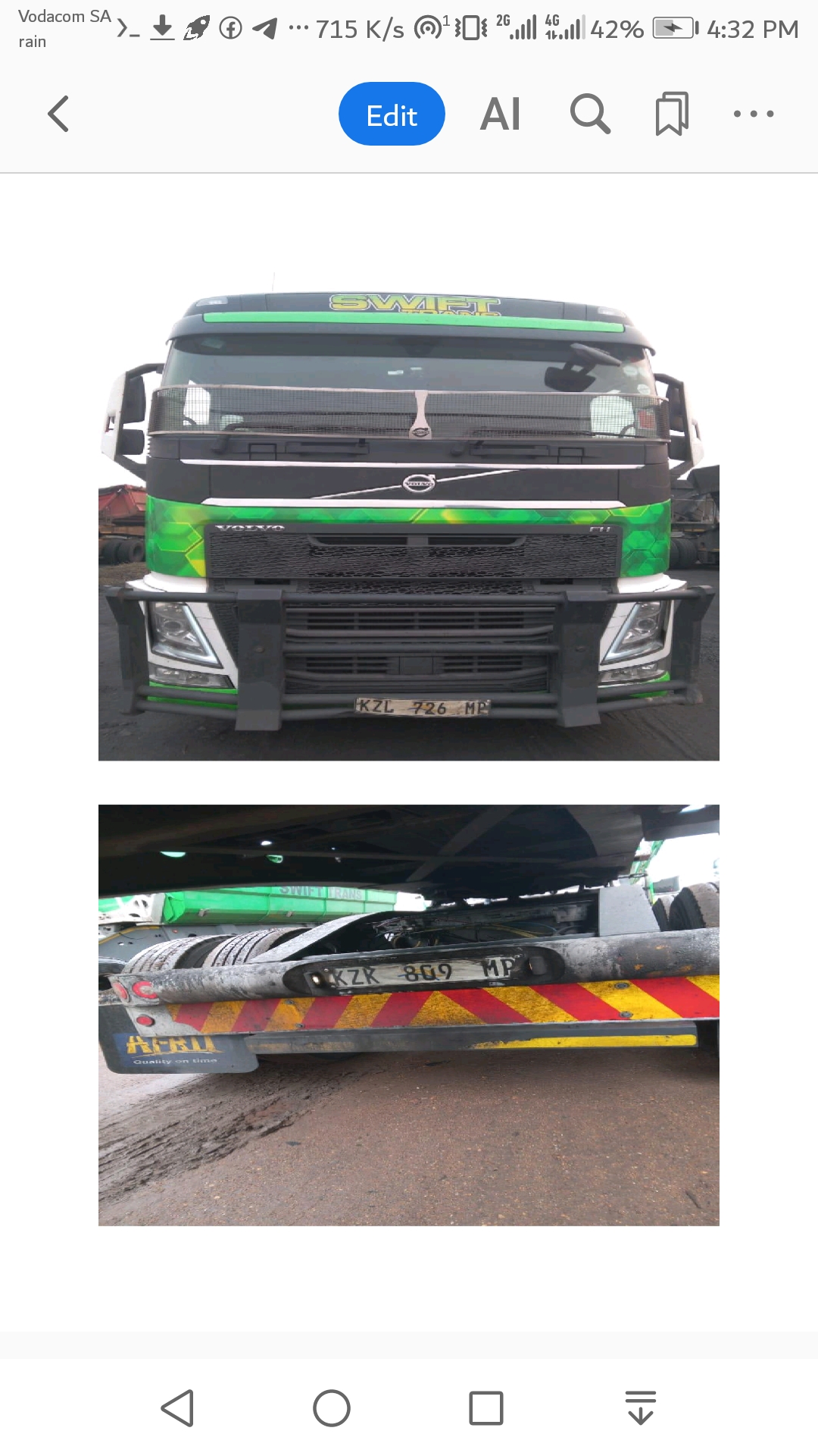 34 Ton Side Tipper for hire in Walter Molele South Africa, Gauteng