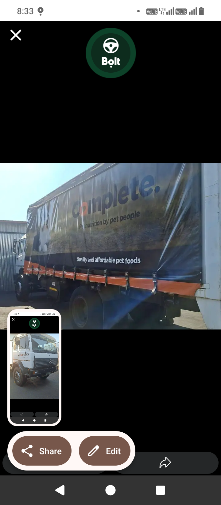 8 Ton Tautliner hire South Africa, Gauteng