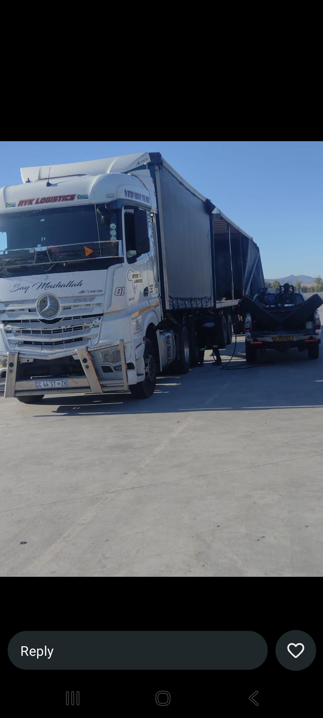 34 Ton Horse and Trailer hire South Africa, KwaZulu-Natal