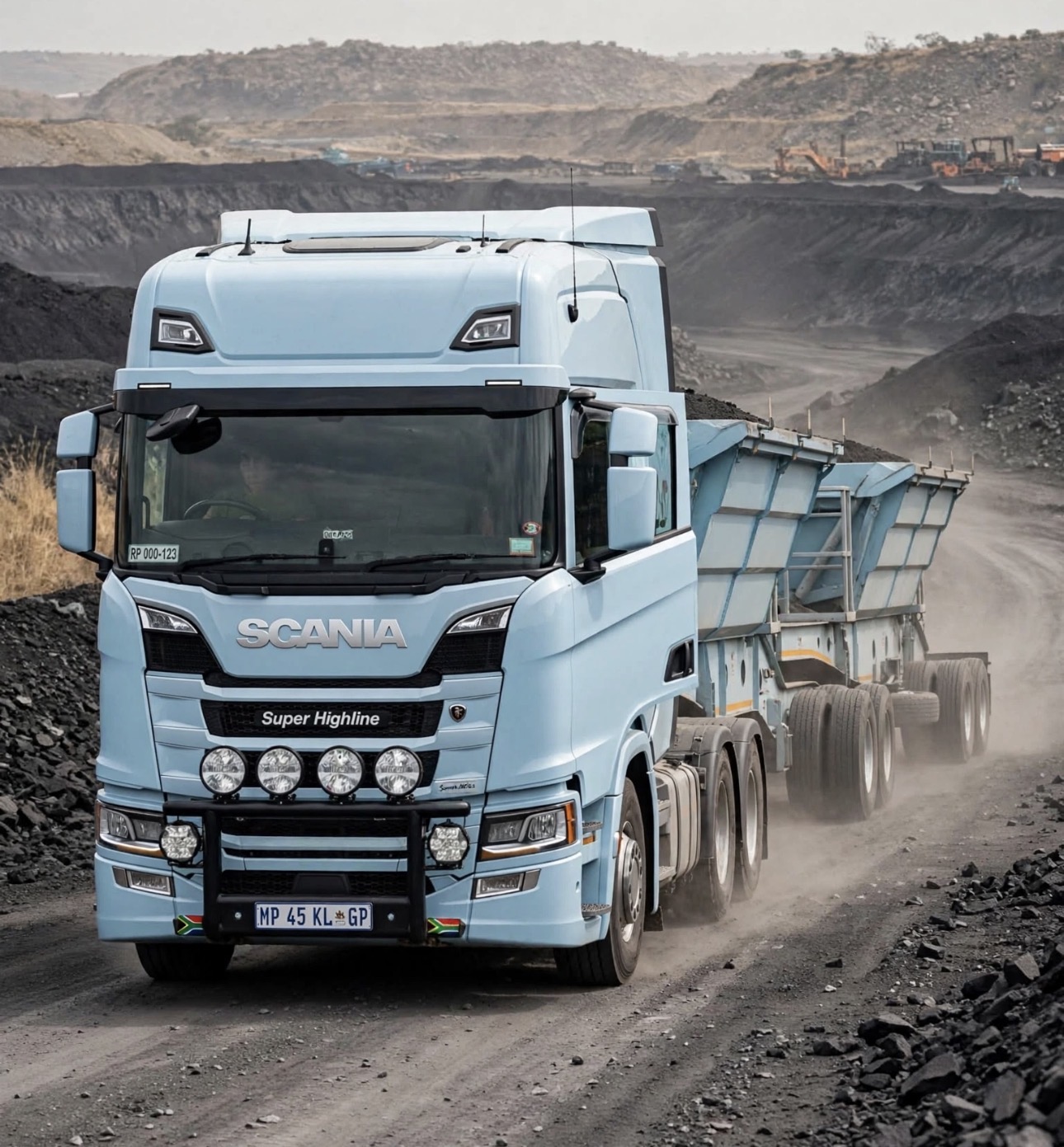 1.5 Ton Side Tipper for hire in South Africa, Gauteng