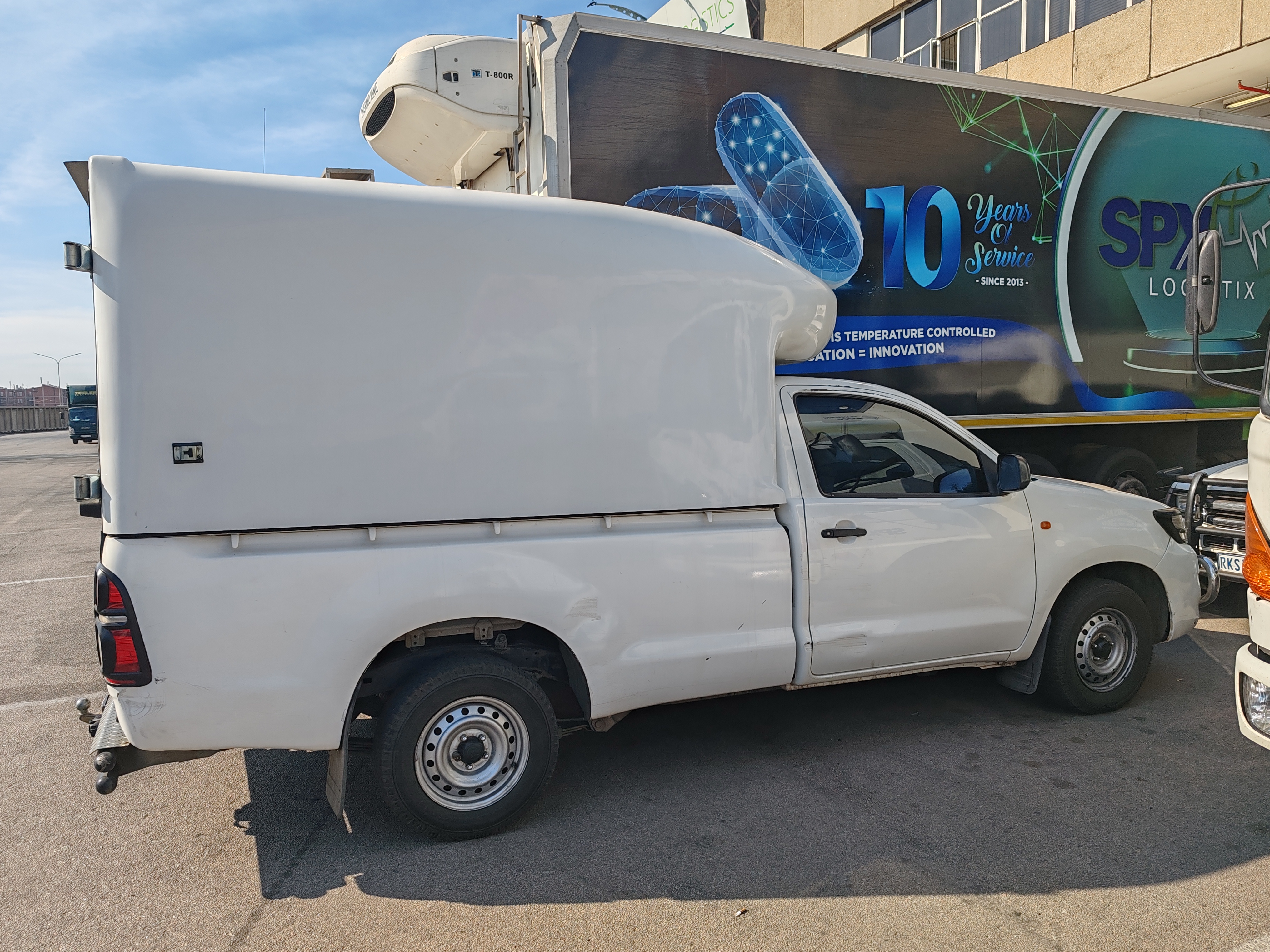 Bakkie With Canopy for hire in Black Gauteng